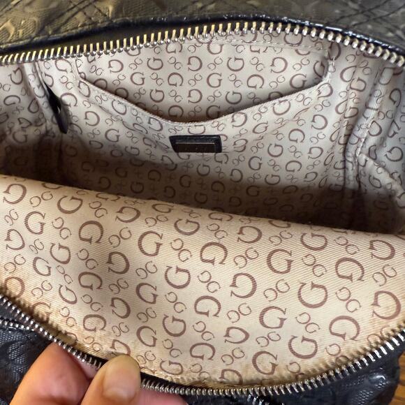 GUESS Black Logo Backpack - Picture 10 of 13